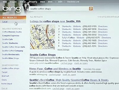 Microsoft Bing Suchmaschine